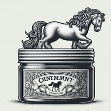 Pferd-Nackenbandverkalkung-Regenerierende-Creme.- Medical Herb Lab